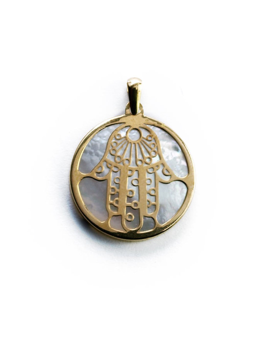 18 K Gold Pendant Fatima S Hand Motive G 852