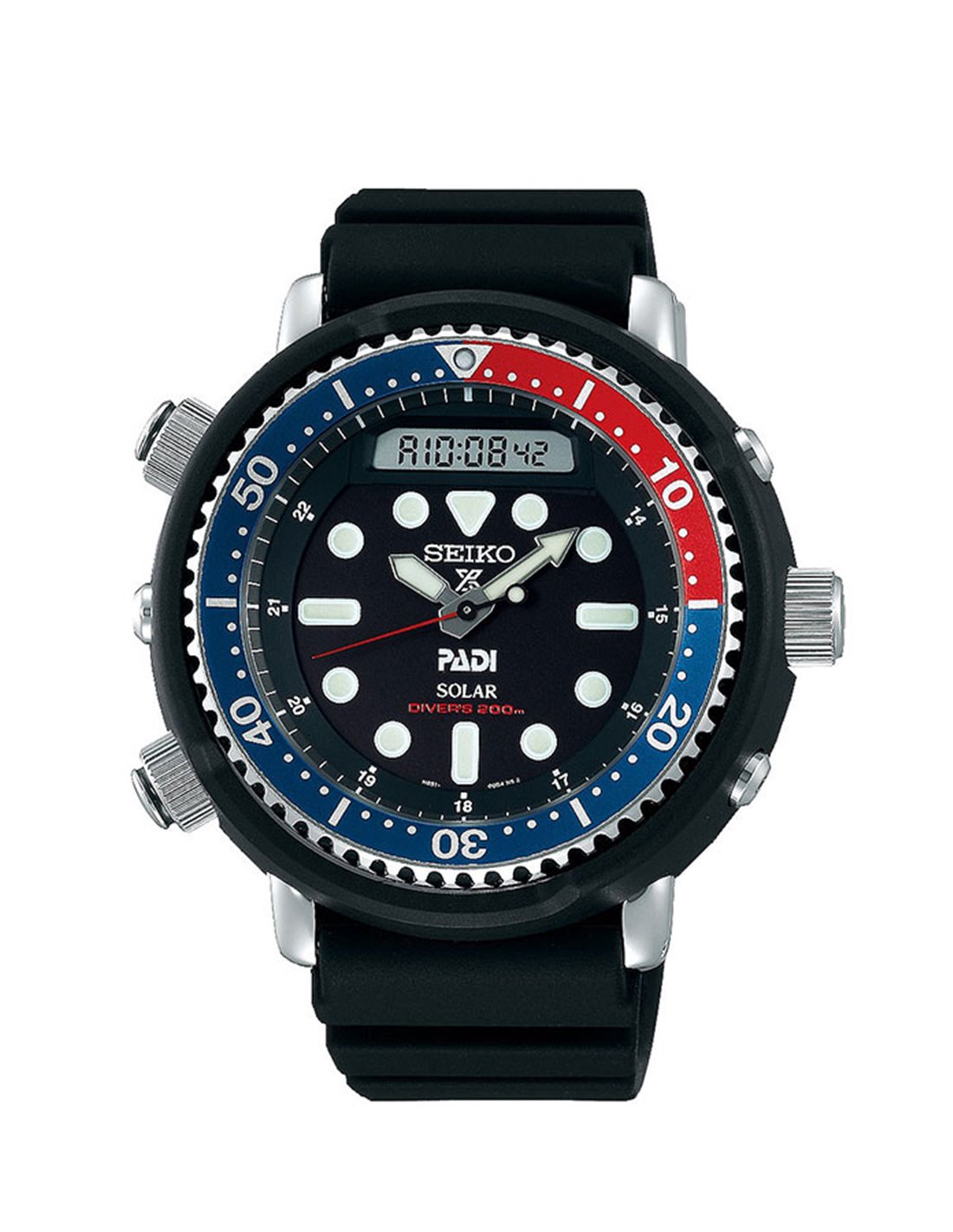 Herrenuhr SNJ027P1 Solar Prospex Padi Diver 200 m Hybrid