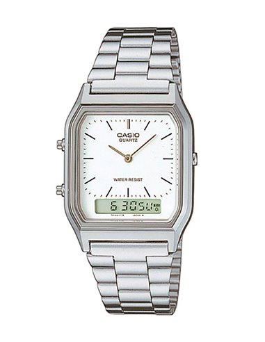 Uhr Casio AQ-230A-7DMQYES Collection Vintage Edgy Weib