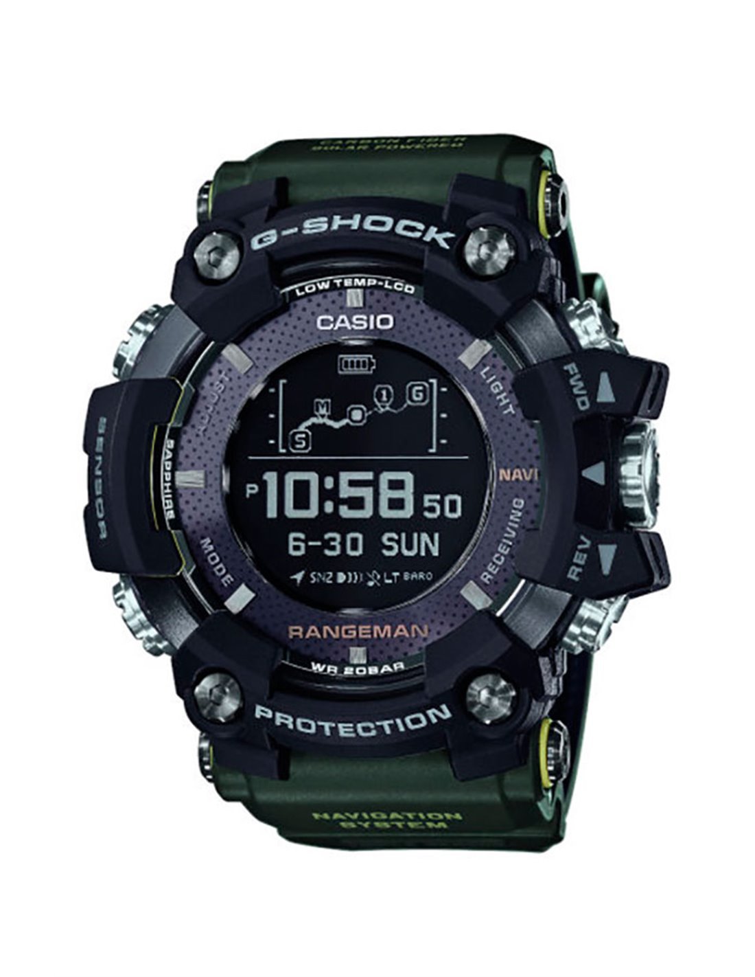 G shock store rangeman navigation