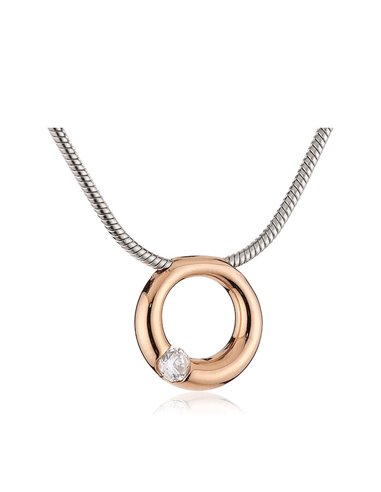 Crystal Bead Circle Necklace | Joy Susan
