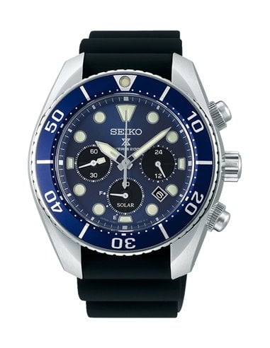 Reloj Seiko hombre SSB383P1 Neo Sports clásico piel acero inoxidable