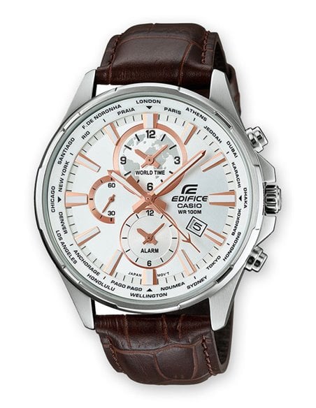 Casio Edifice World Map Efr-304L-7Avuef | Casio « Edifice » Efr-304L-7Avuef