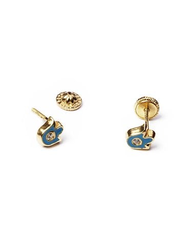 18 karat store gold studs