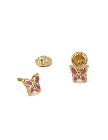 New product! ANJI 18K gold croissant earrings top K gold plated European  and American fashion Korean - Shop ANJI Earrings & Clip-ons - Pinkoi