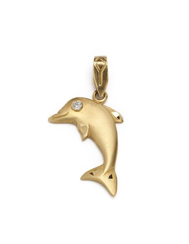 Halsschmuck Gold 18 K « Delfin » 81247AN