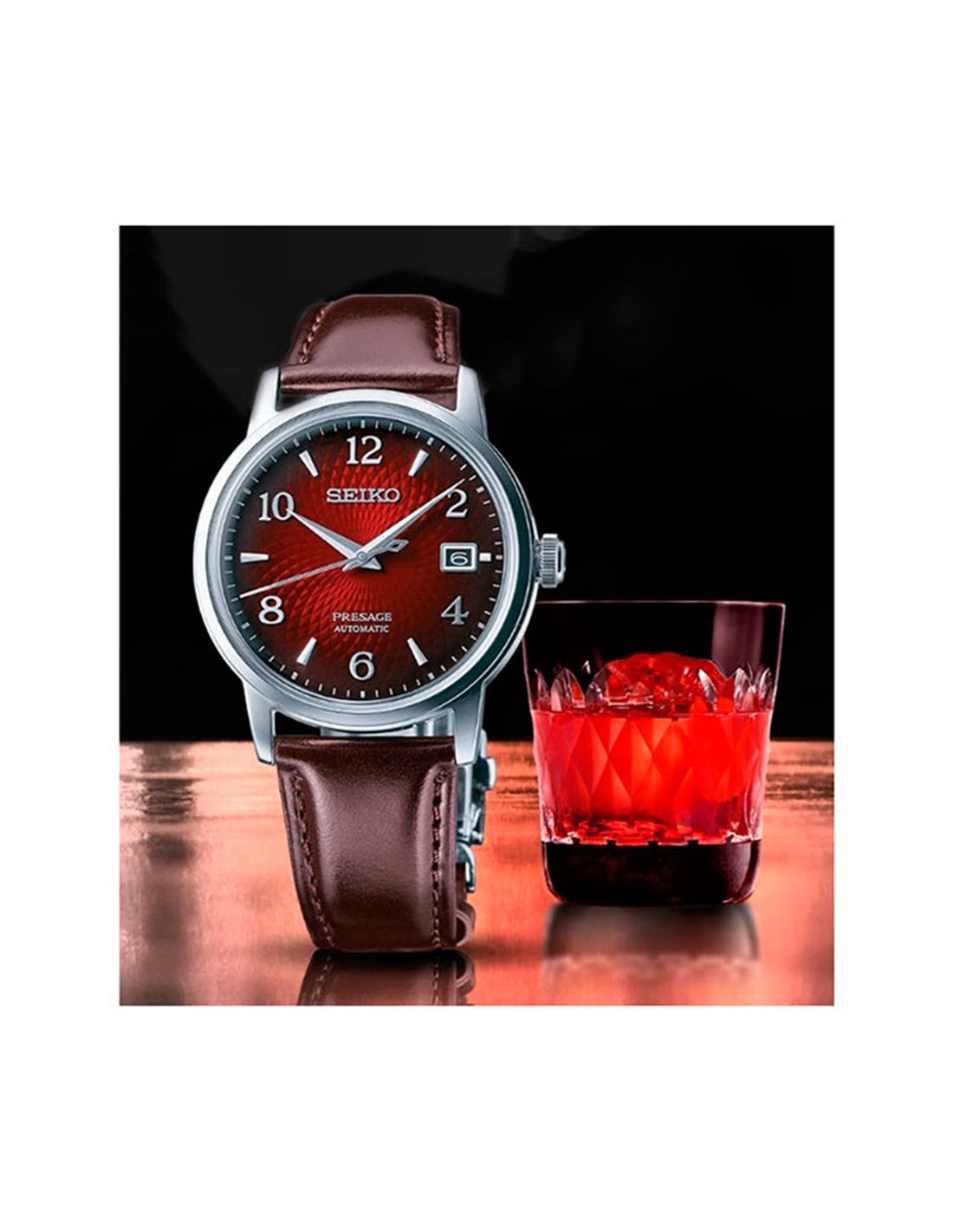 Herrenuhr Seiko SRPE41J1 Automatisch Presage Cocktail The Negroni