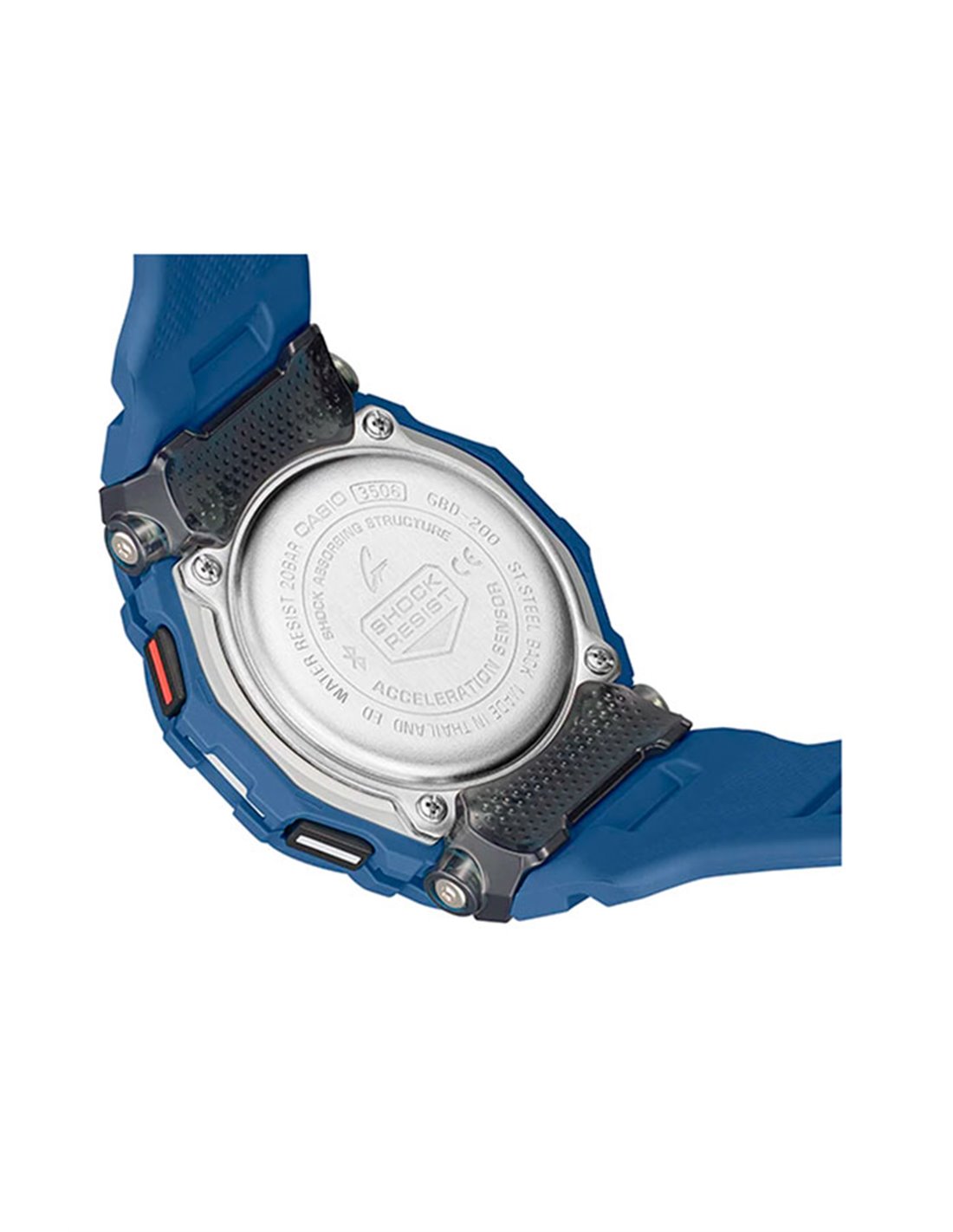 Casio G-Shock GBD-200-2ER Reloj de resina para hombre, Azul, Moderno