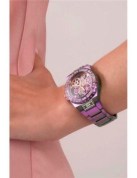 guess purple watch