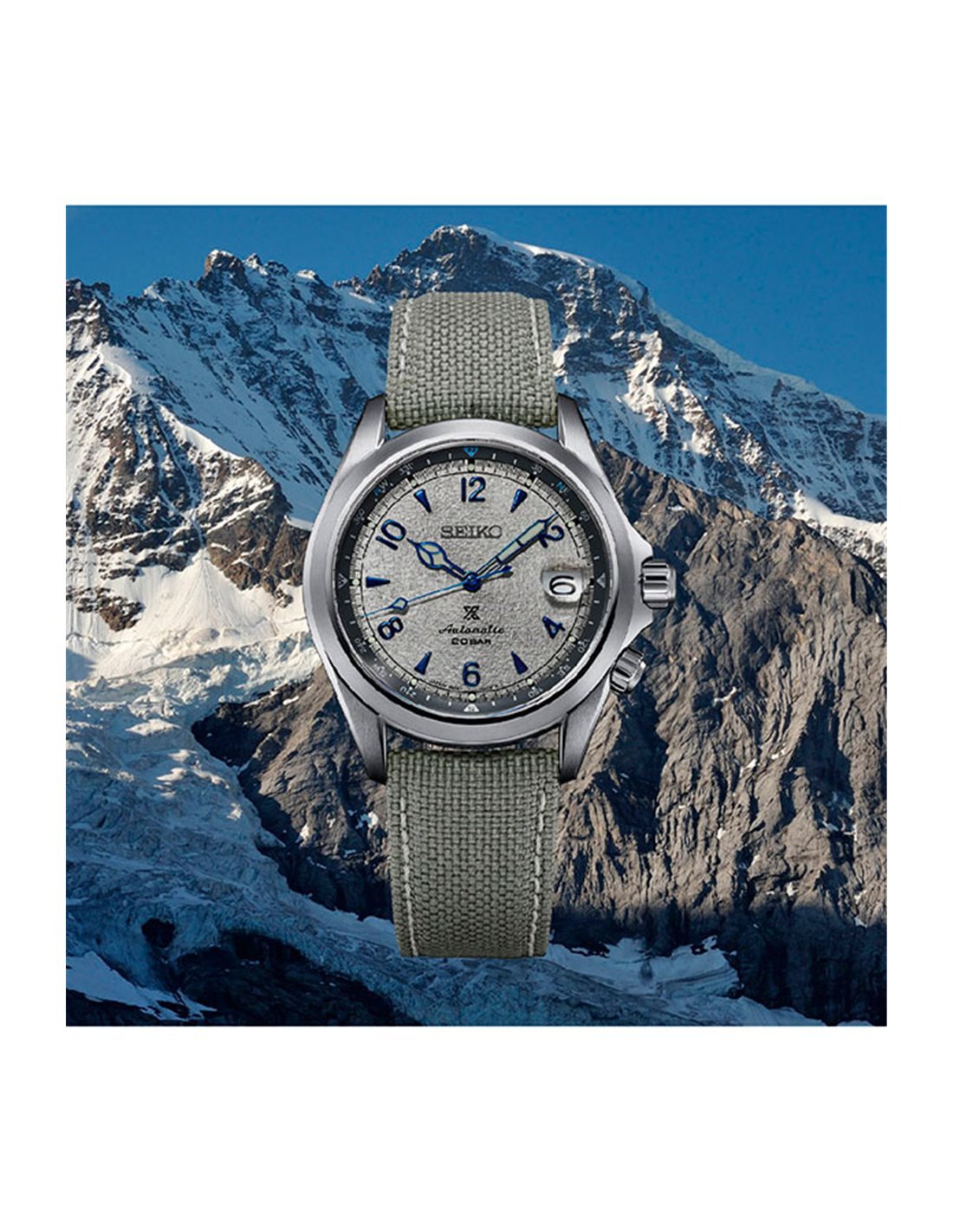 Herrenuhr Seiko SPB355J1 Automatisch Prospex Alpinist Europe Rock Face