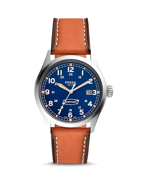 Orange best sale fossil watch