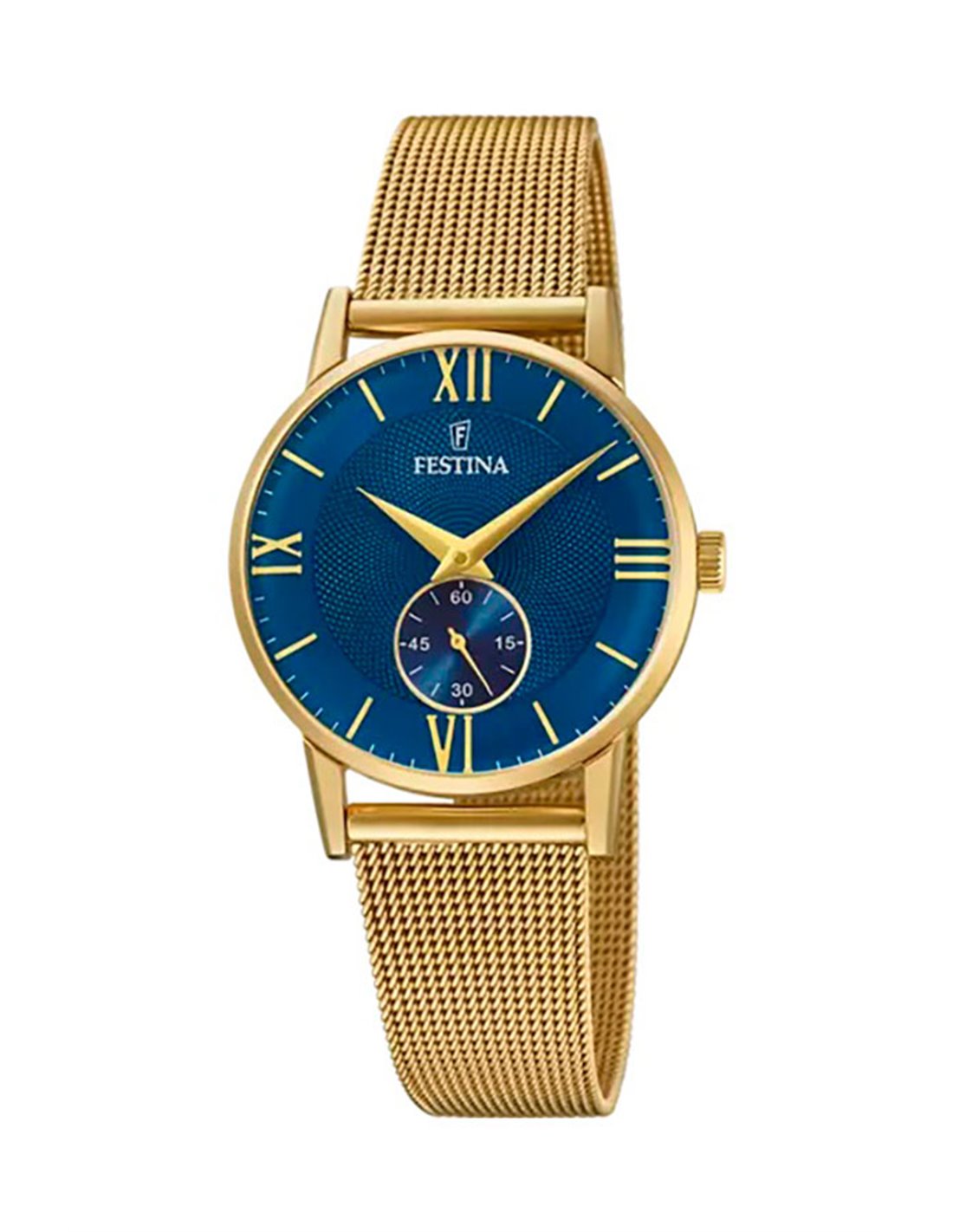 Reloj Festina F16564/A de hombre, en acero, esfera azul y cronógrafo.