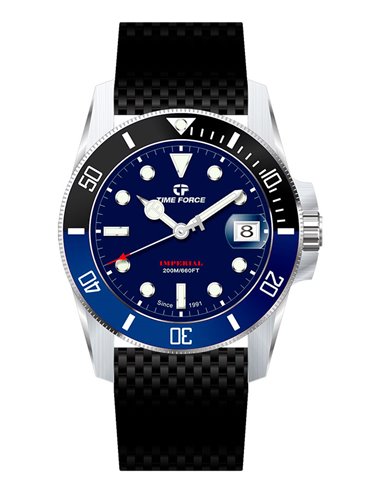 Time Force TF5042M-01 Imperial Sport Watch Bezel Batman Blue Black
