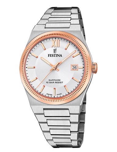 Festina watch F20036/1: Simplicity and functionality in the new MY SWISS TIME collection