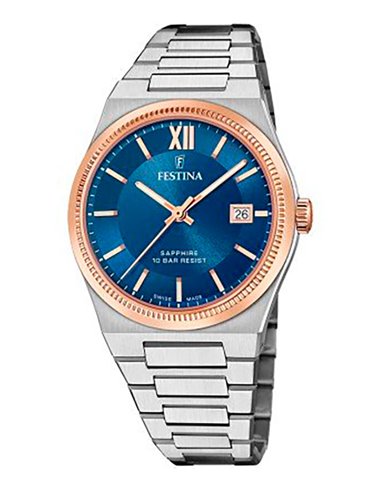 Festina watch F20036/2: Style and comfort with the MY SWISS TIME collection