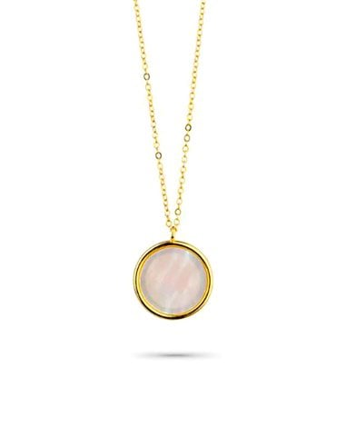 Radiant Mother of Pearl Necklace: Mother of Pearl Shell, Eternal Beauty