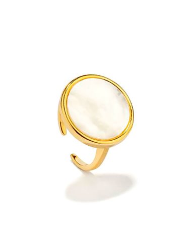 RY000180 Radiant MOTHER OF PEARL Ring: The Perfect Balance