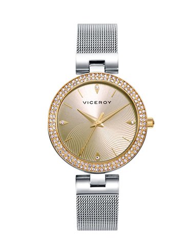 Relógio feminino Chic Viceroy 401154-27 Dourado