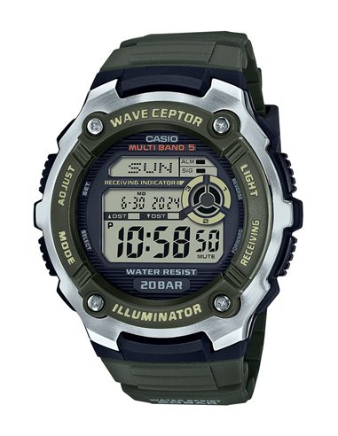 Casio Watch WV-200R-3AEF Wave Ceptor Green