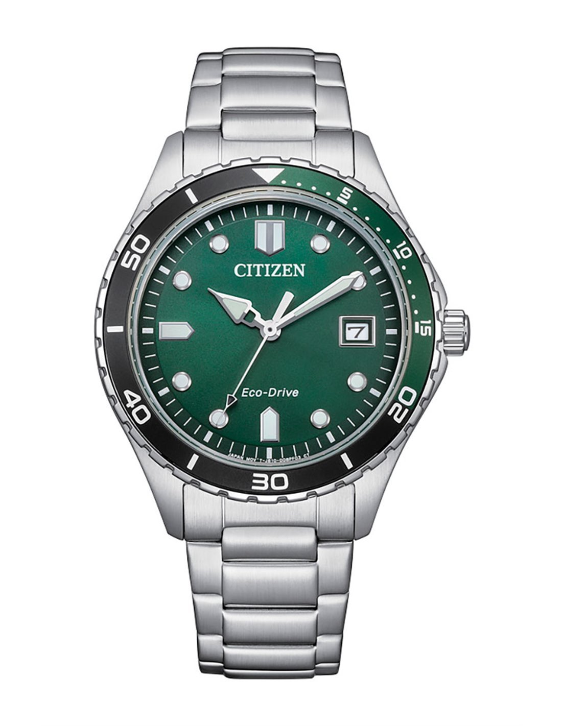 Citizen Watch AW1828-80X Eco-Drive Of Sporty Aqua Green