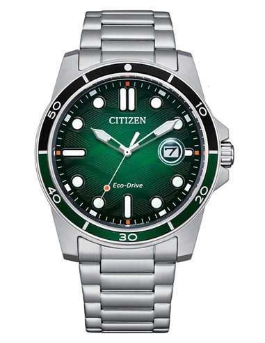Citizen Watch AW1811-82X Eco-Drive Of Sporty Diver Marine Green