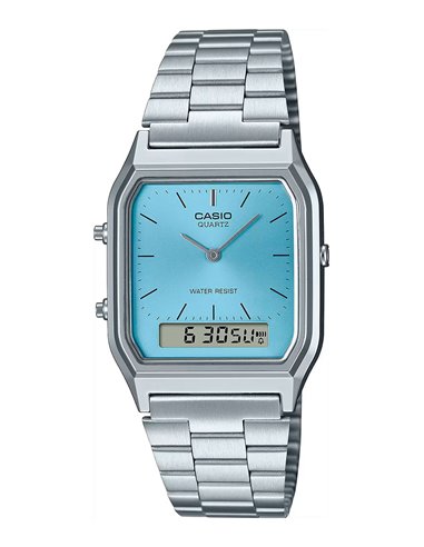 Uhr Casio AQ-230A-2A1MQYES Collection Vintage Edgy Blau
