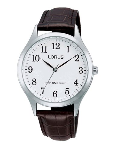 Lorus Watch RRS07VX5 Classic Man Brown Leather Strap