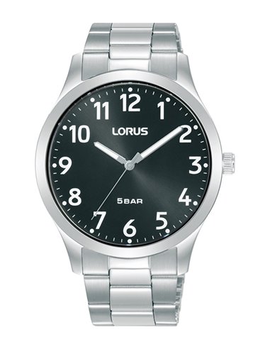 Lorus Watch RRX95HX9 Classic Man Black Dial