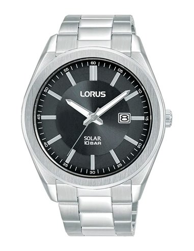 Lorus Watch RX351AX9 Sport Men Solar Black Dial