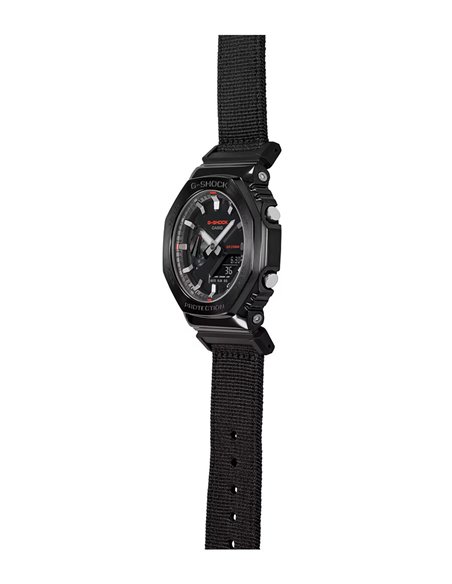 Casio Watch GM 2100CB 1AER G SHOCK Utility Metal Black Fabric Strap