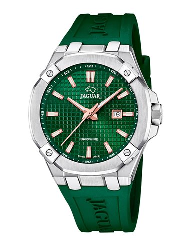 Jaguar Watch J1010/3  Executive Green Rubber Strap