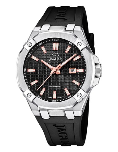Relógio Jaguar J1010/4 Executive Correia de Borracha Preta