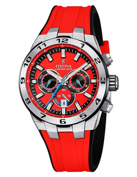 Festina Watch F20671 5 Chrono Bike Red