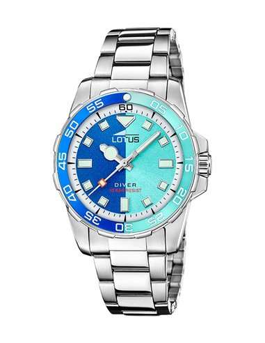 Lotus Watch 18936/4 Trendy Blue and Turquoise Combination