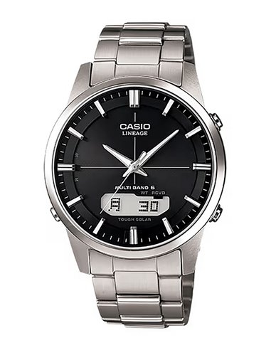 Uhr Casio  LCW-M170TD-1AER Wave Ceptor Schwarz Zifferblatt