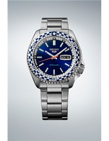 Herrenuhr Seiko SRPK65K1 Automatisch N 5 Sports Rally Diver Blau