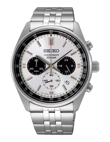 Seiko Watch SSB425P1 Neo Sport Chrono Silver
