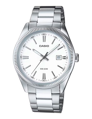 Relógio Casio MTP-1302PD-7A1VEF Collection Clássico Branco
