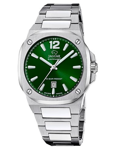 Relógio Jaguar J1024/2 Rondcarré Mostrador Verde