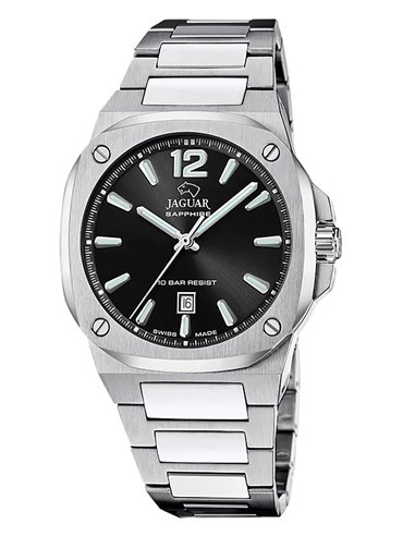 Jaguar Watch J1024/3 Rondcarré Black Dial