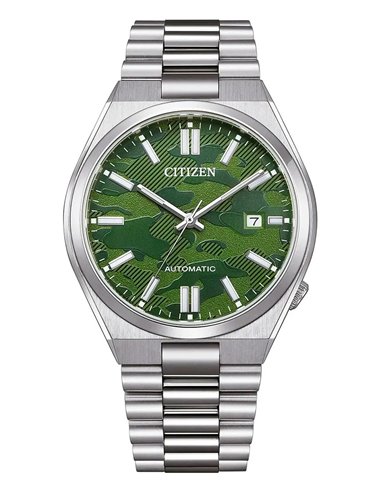 Relógio Citizen NJ0159-86X Automático Tsuyosa Verde Militar