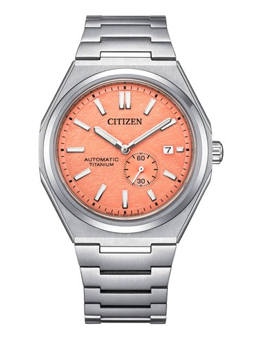 Reloj Citizen NJ0180-80Z Automatic Small Second Salmón