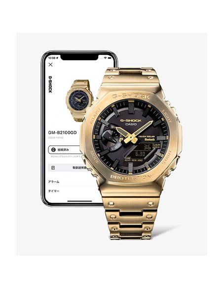 Casio g steel gold online