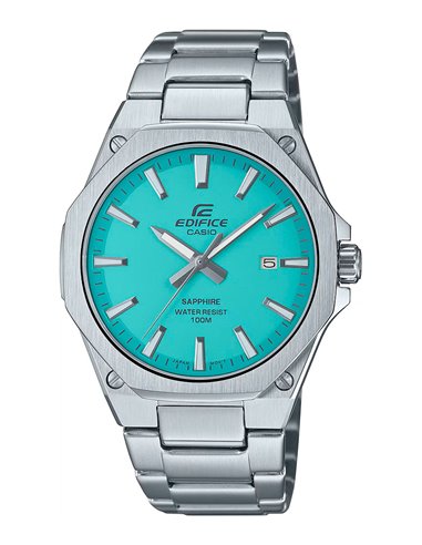 Relógio Casio EFR-S108D-3AVUEF Edifice Classic Collection Mostrador Azul Claro