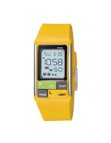 LDF-50-9EF | Montre Casio Amarillo de Mujer LDF-50-9EF