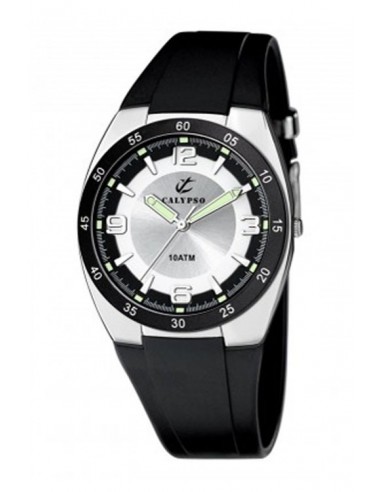 Reloj Hombre Calypso K5663/1 Digital Correa Negra y Caja Negro/Plata