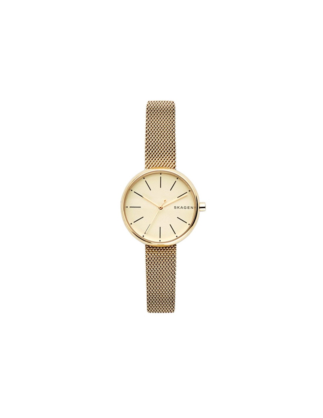 Skagen Signatur 30mm Stainless Steel Gold Dial online Ladies Quartz Watch SKW2614