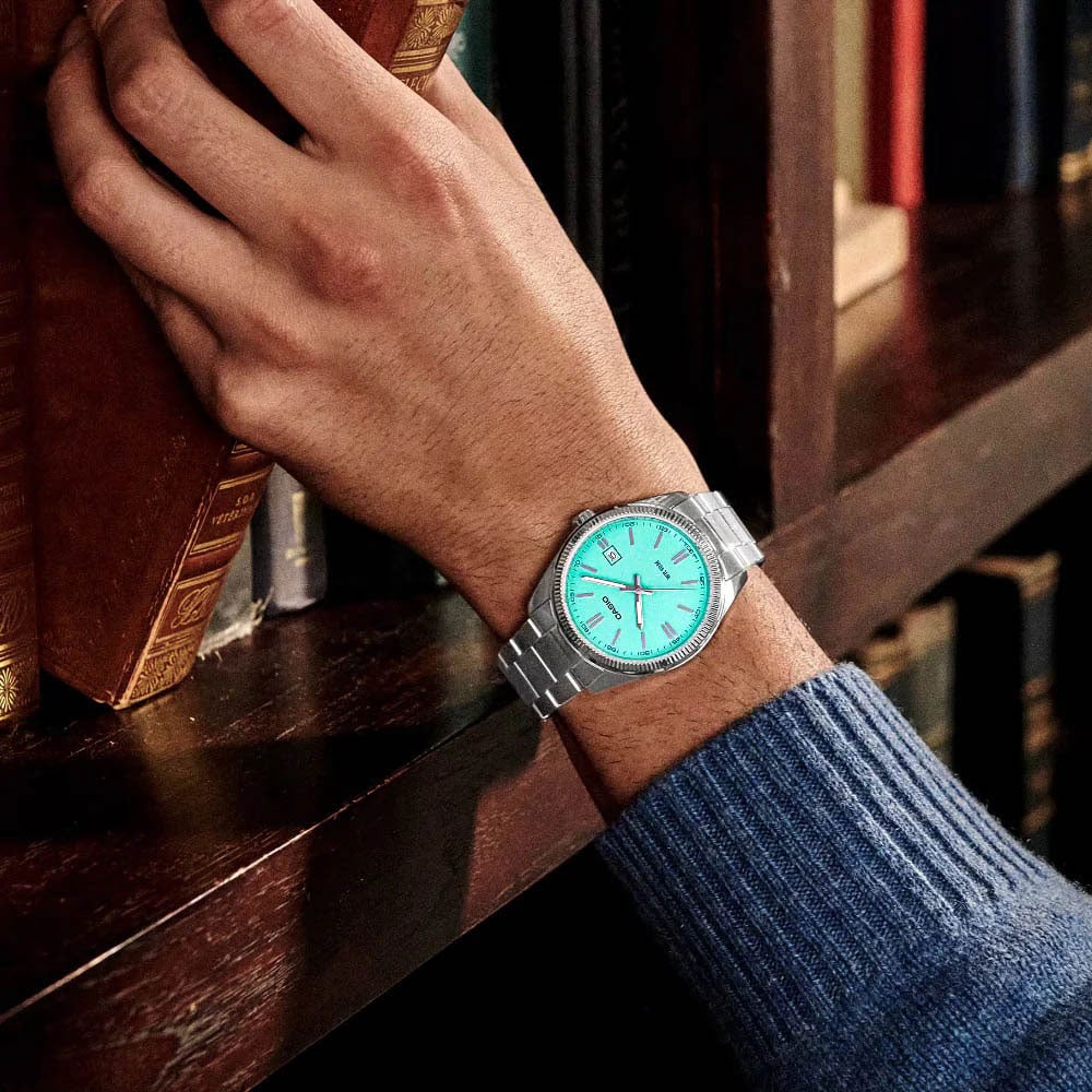 Blue Tiffany Casio watch