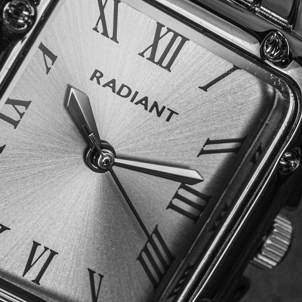 Mostrador de relógio de prata Radiant Bahamas