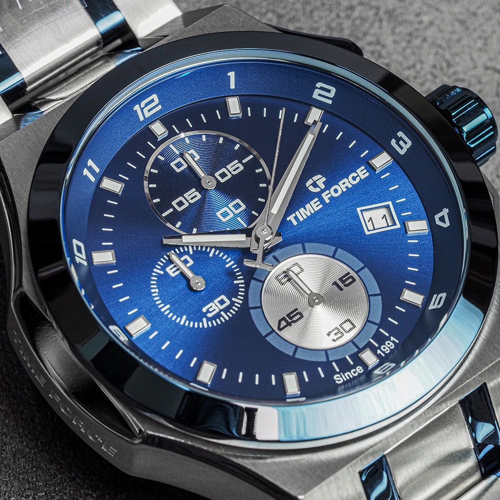 Relógio Time Force Mostrador Azul